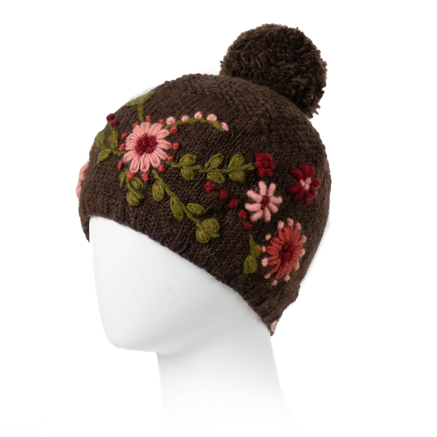 Olivia - women's wool knit beanie