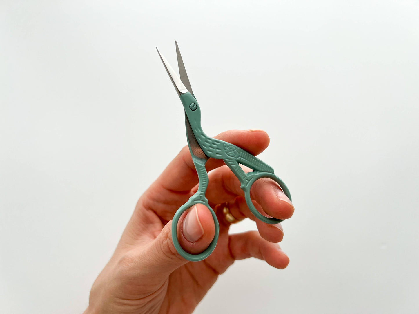 small sewing + embroidery scissors (bird)