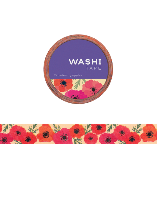 Poppies Washi Tape