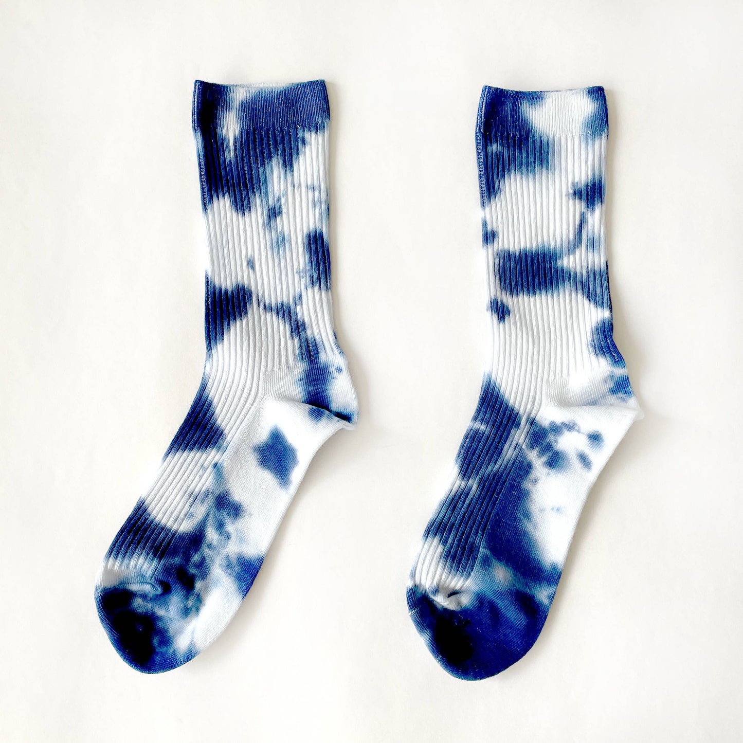 Indigo Tie-dye Dressy Socks by Merle Works (Women's)