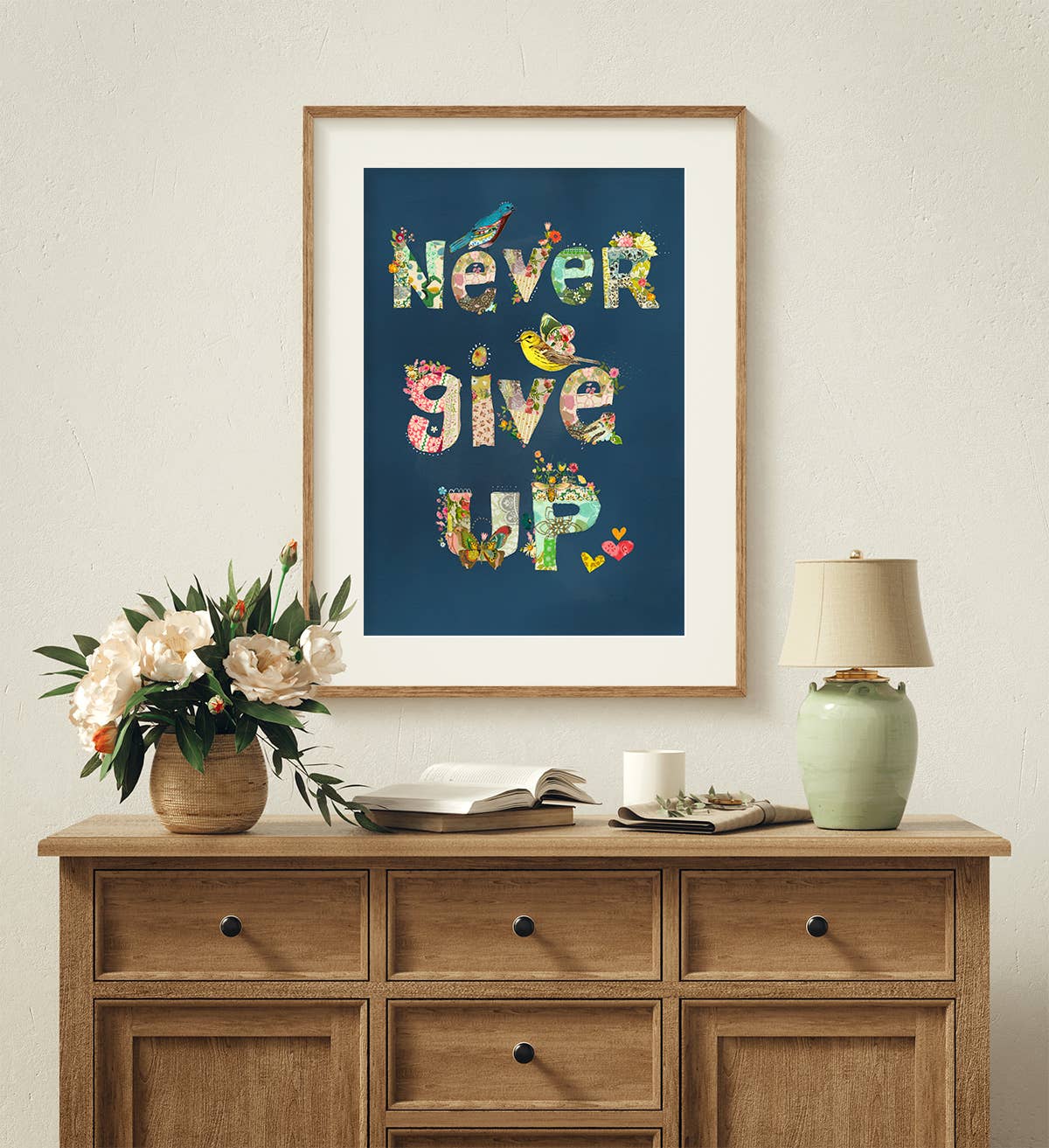 Never Give Up - Print