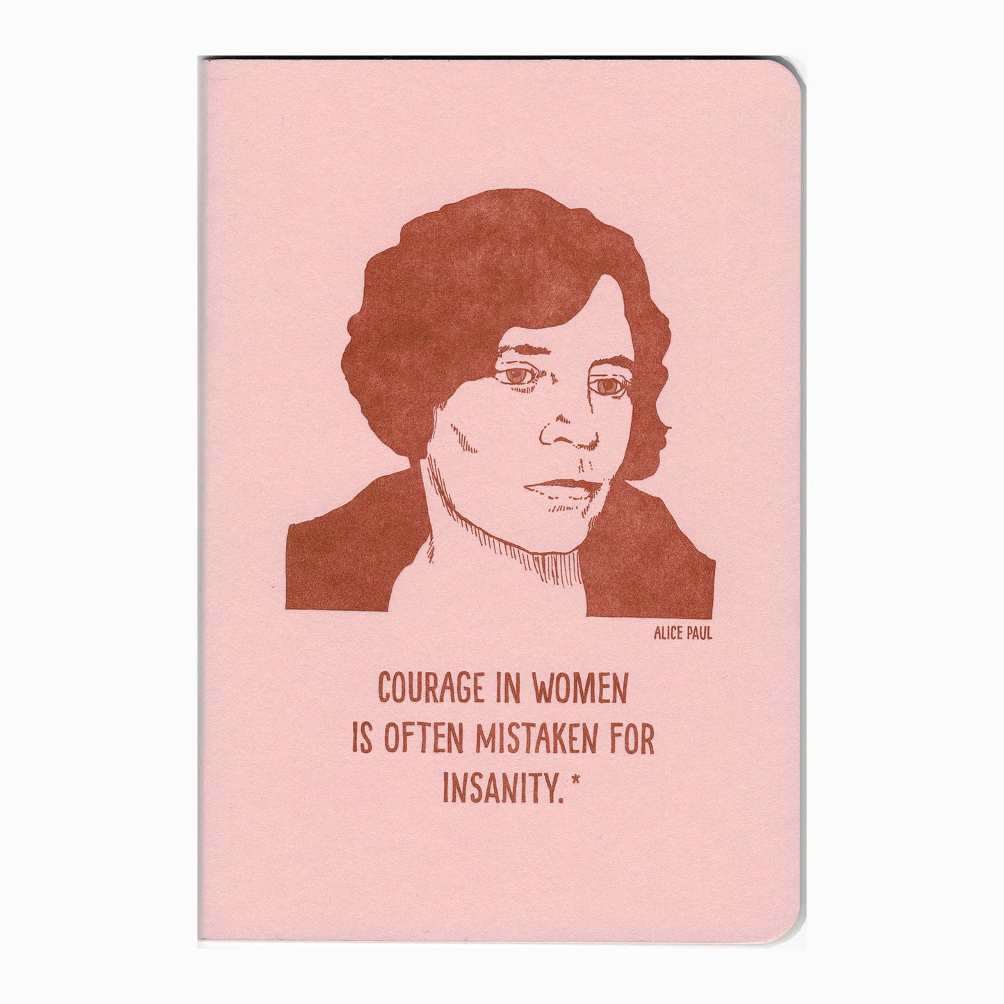 Alice Paul letterpress notebook