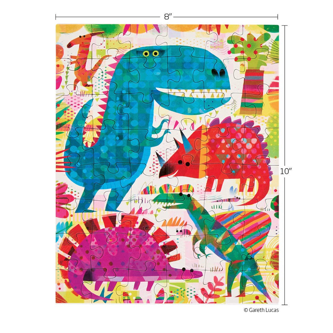 Dinosaur Day 48 Piece Puzzle Snax