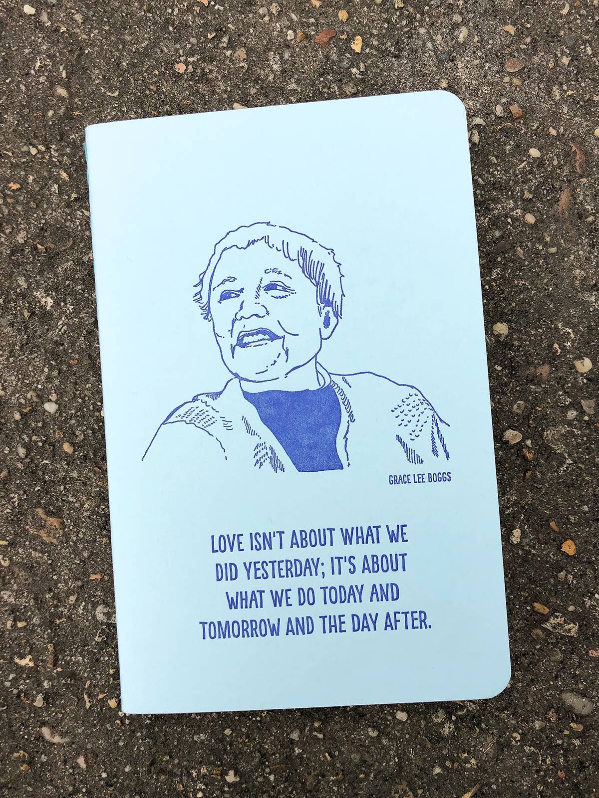 Grace Lee Boggs notebook