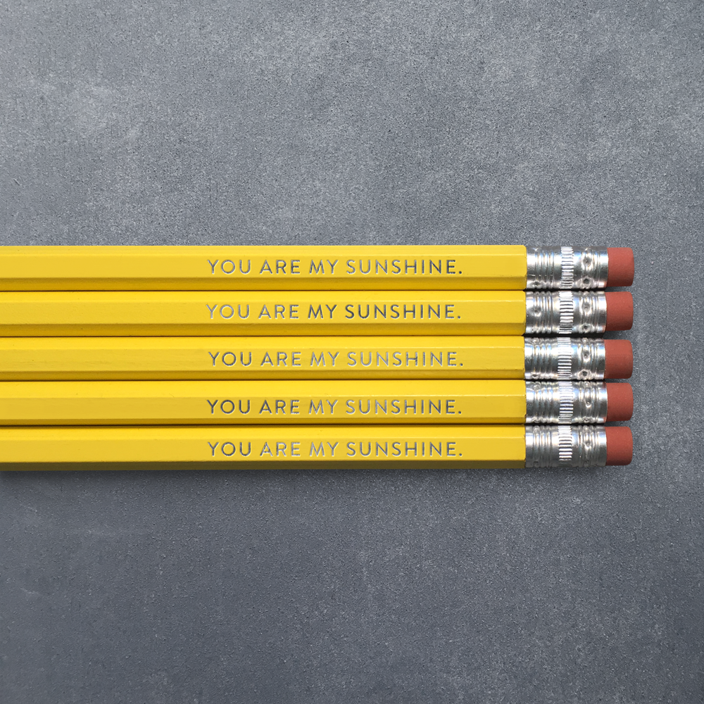 You Are My Sunshine - Pencil Pack of 5