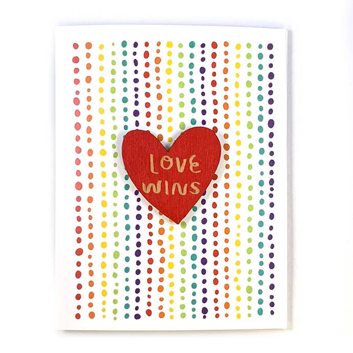 Love Wins Card + Magnet