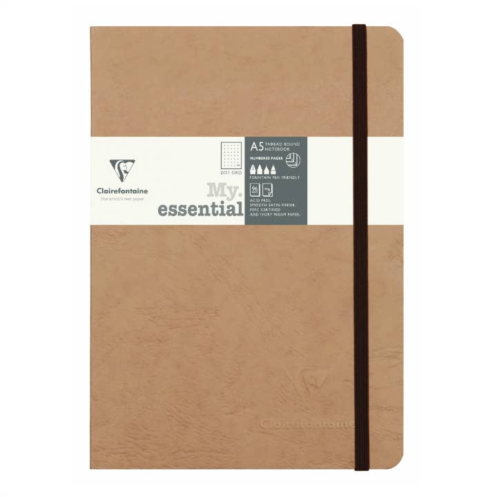 Clairefontaine My Essential Paginated Journal (A5)