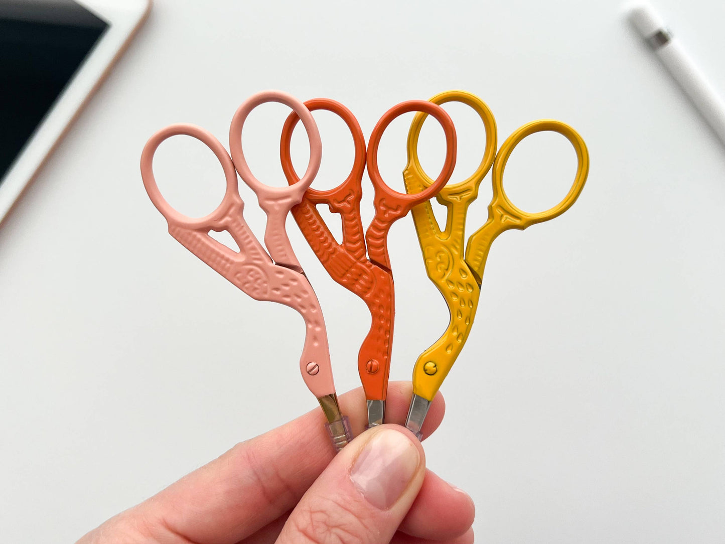 small sewing + embroidery scissors (bird)