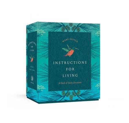 Instructions for Living: A Mary Oliver Inspiration Deck