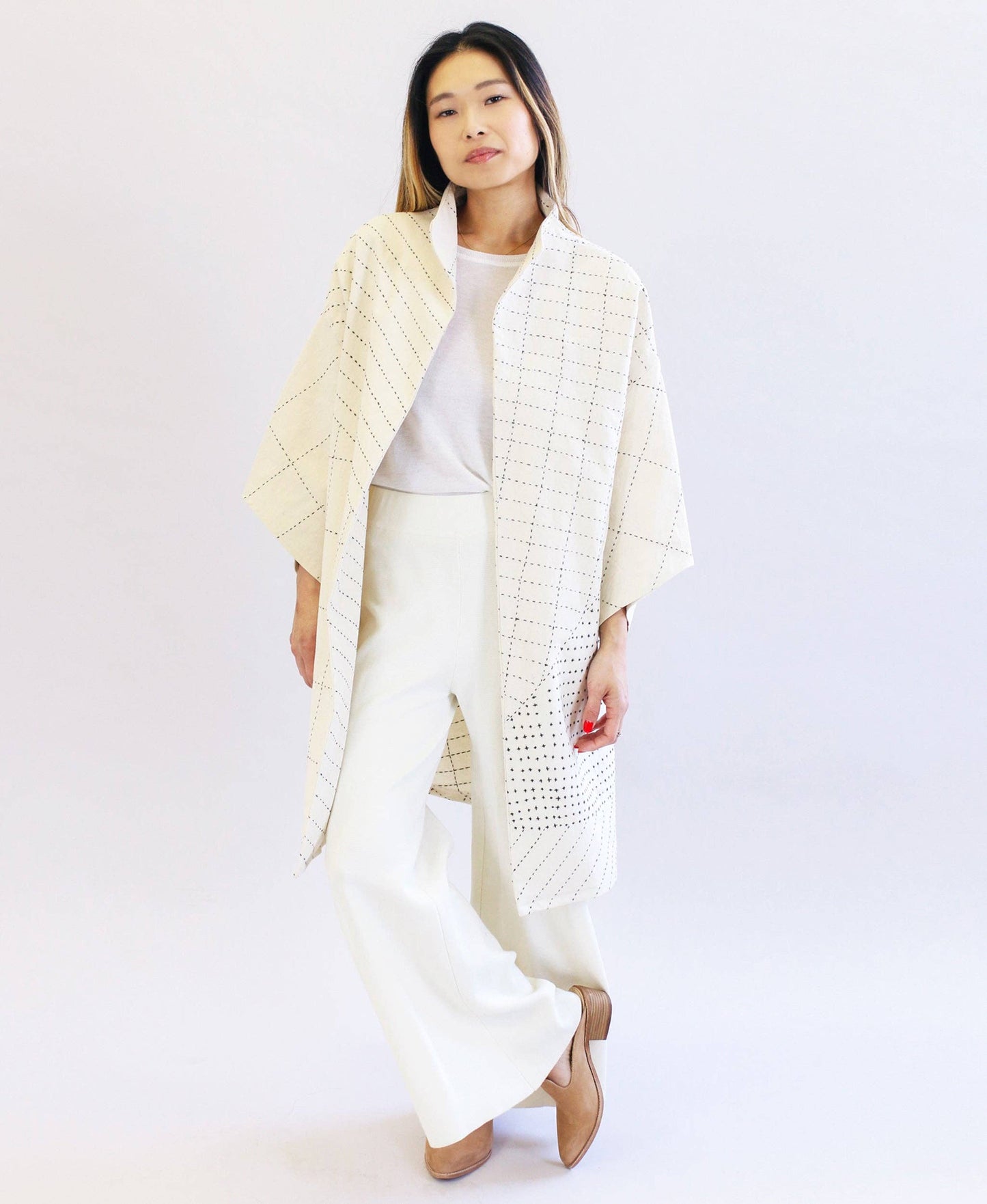 Cocoon Jacket by Anchal - Bone