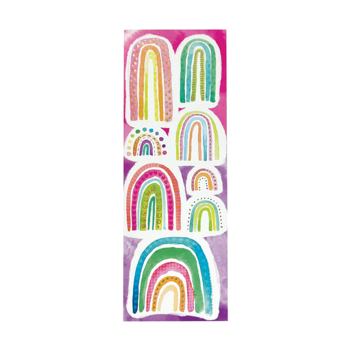 Stickiville Skinny - Watercolor Rainbows Stickers