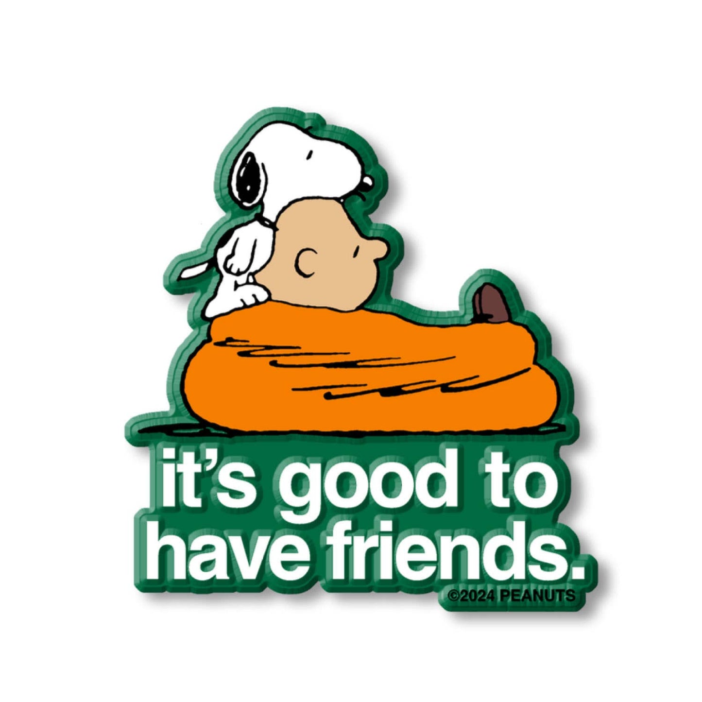 3P4 X Peanuts® - Good Friends Classic Magnet Green