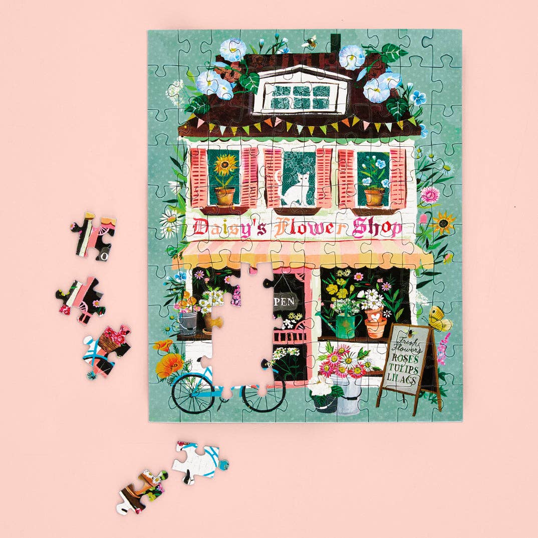 Daisy's Flower Shop 100 Piece Puzzle Snax