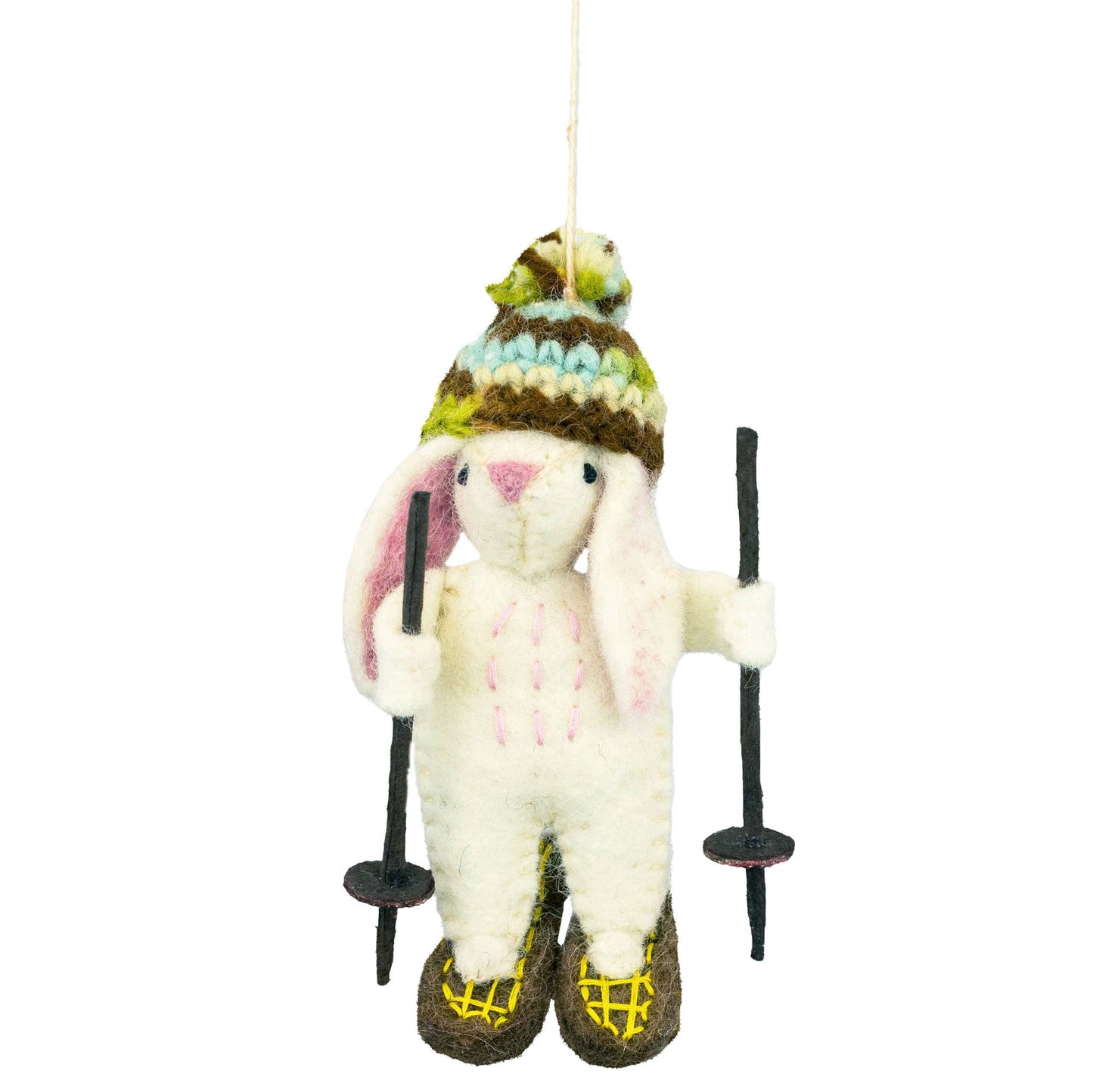 Snowshoe Bunny Ornament