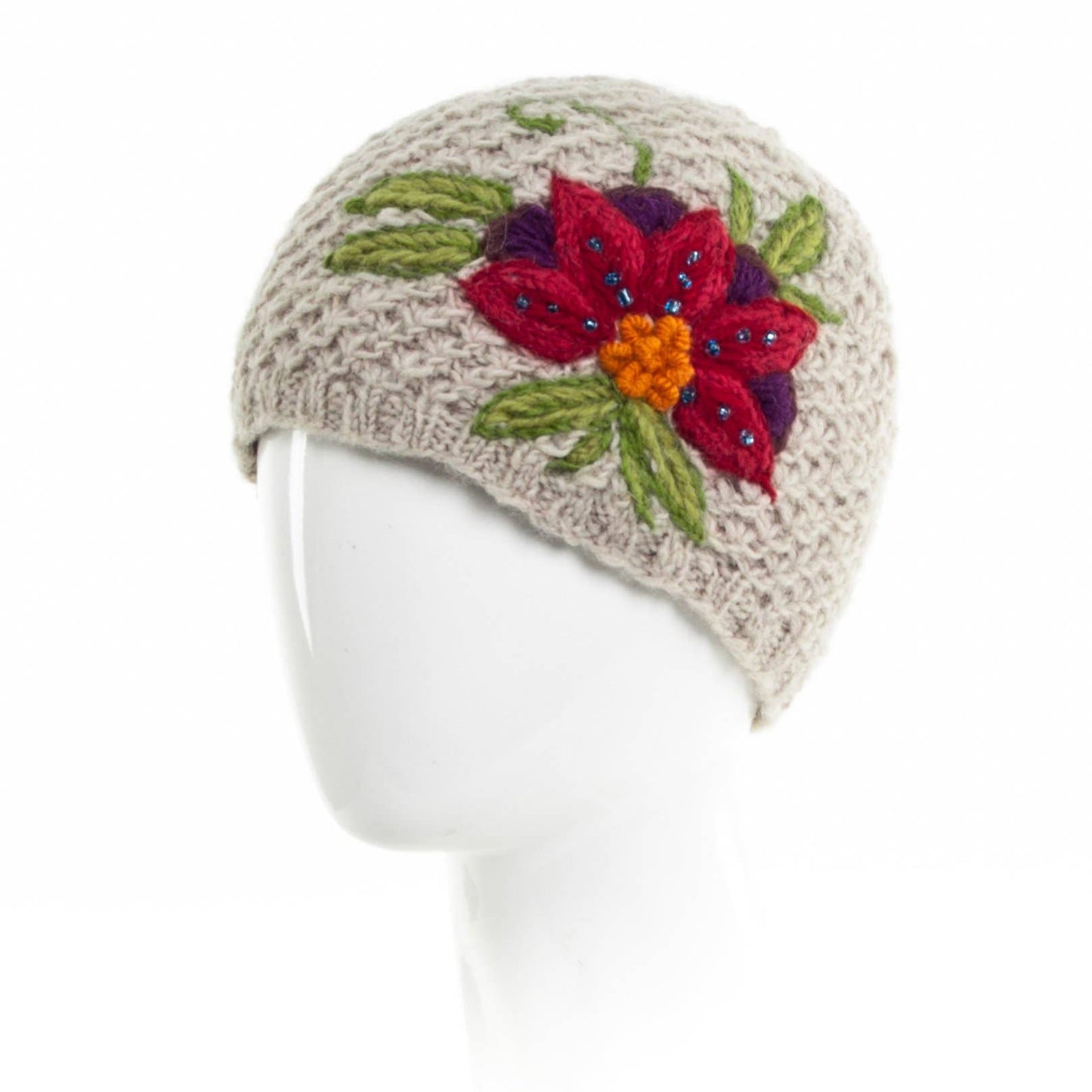 Naomi - women's wool knit beanie