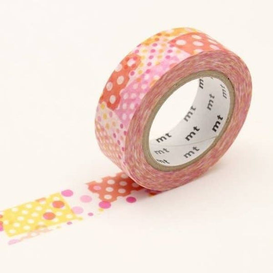 Negapoji Dot Pink Washi Tape