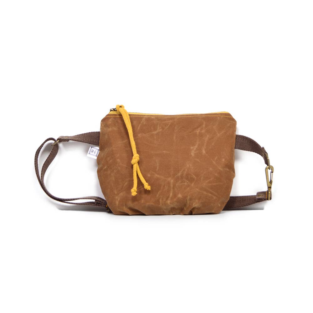 Festival Pack - Waxed Canvas // Vegan Hip Bag