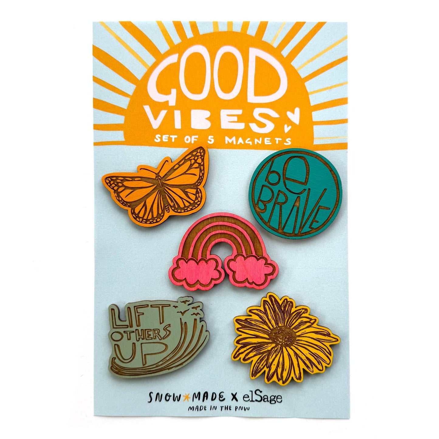 Good Vibes Magnet Set