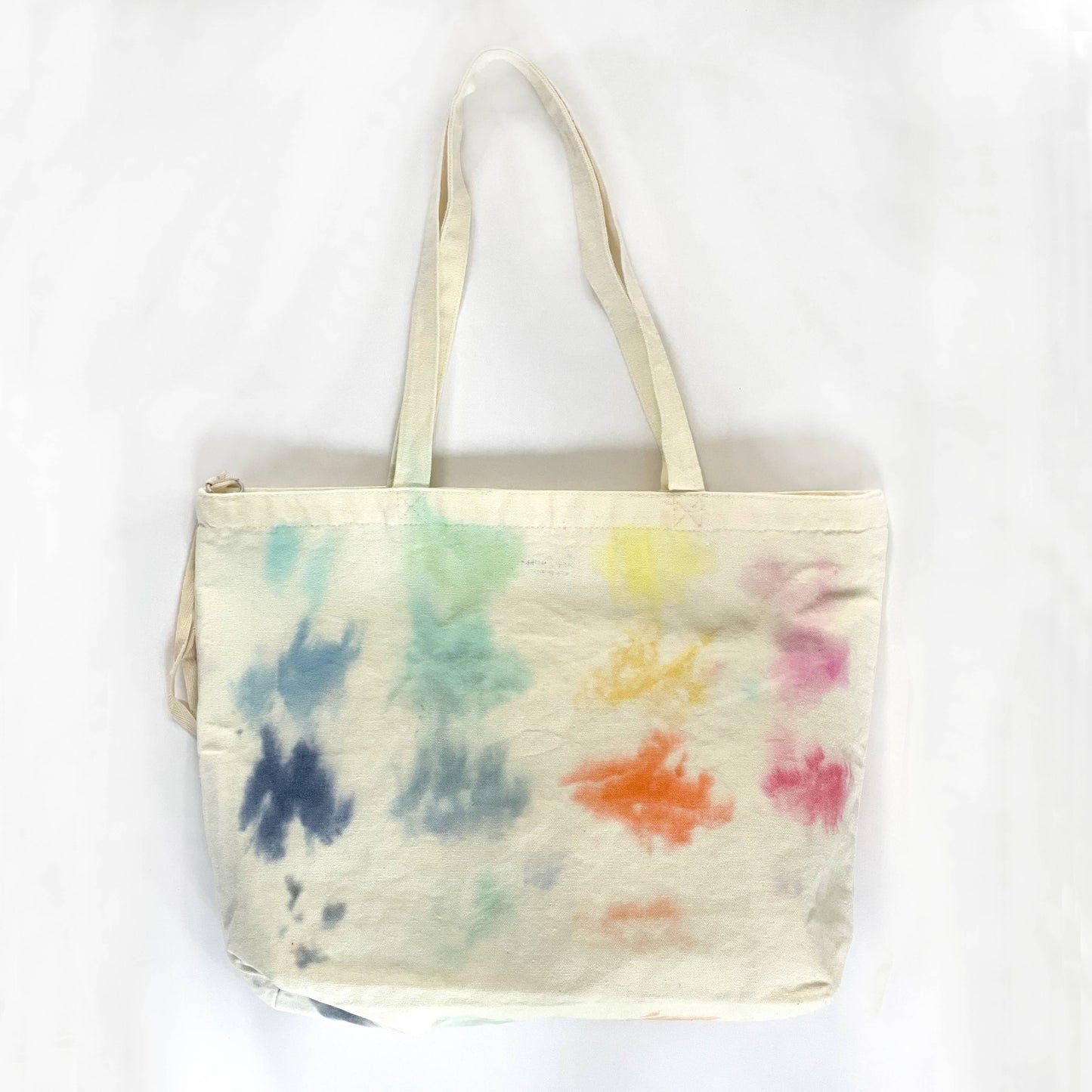 Color Study Hand-painted Zip Tote by Merle Works