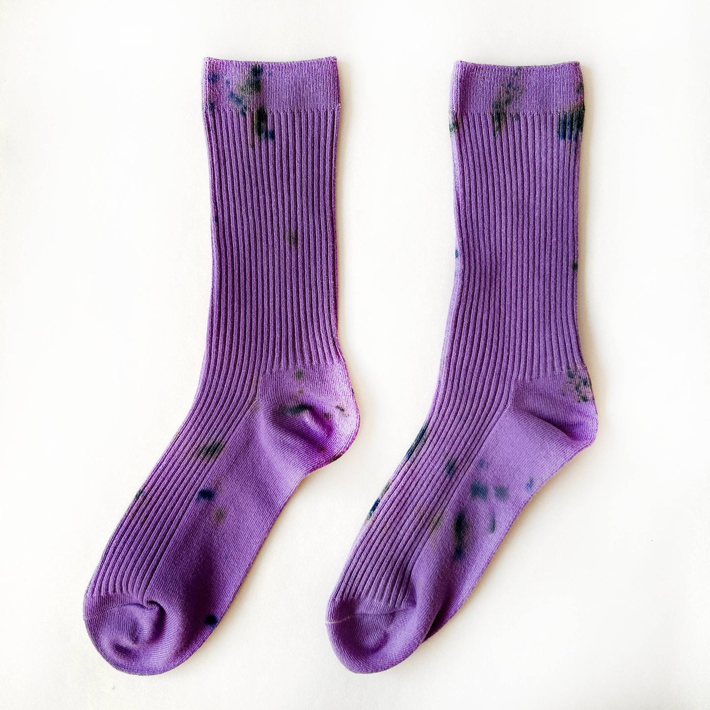 Grape Hand-dyed Dressy Socks (Women's) 