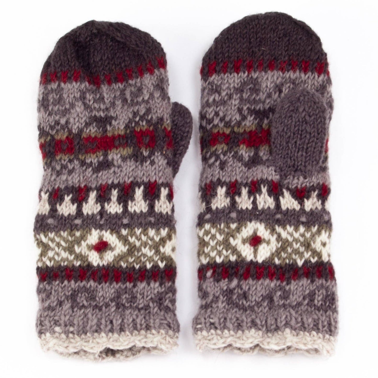 Innsbruck - women's wool knit mittens