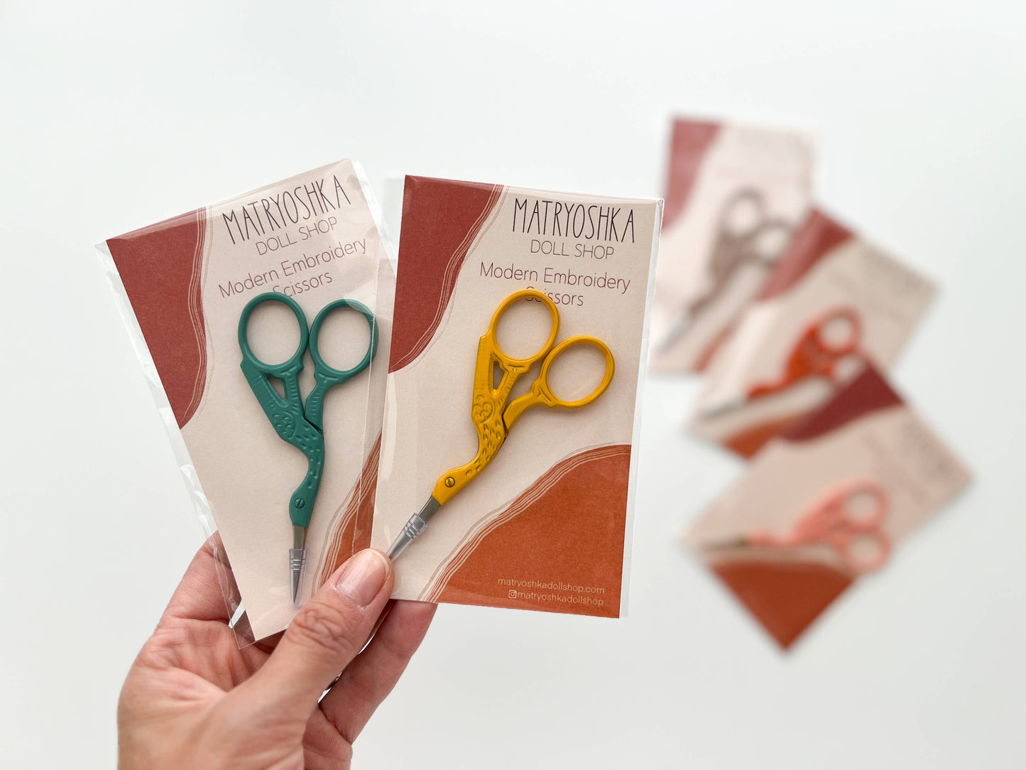 small sewing + embroidery scissors (bird)