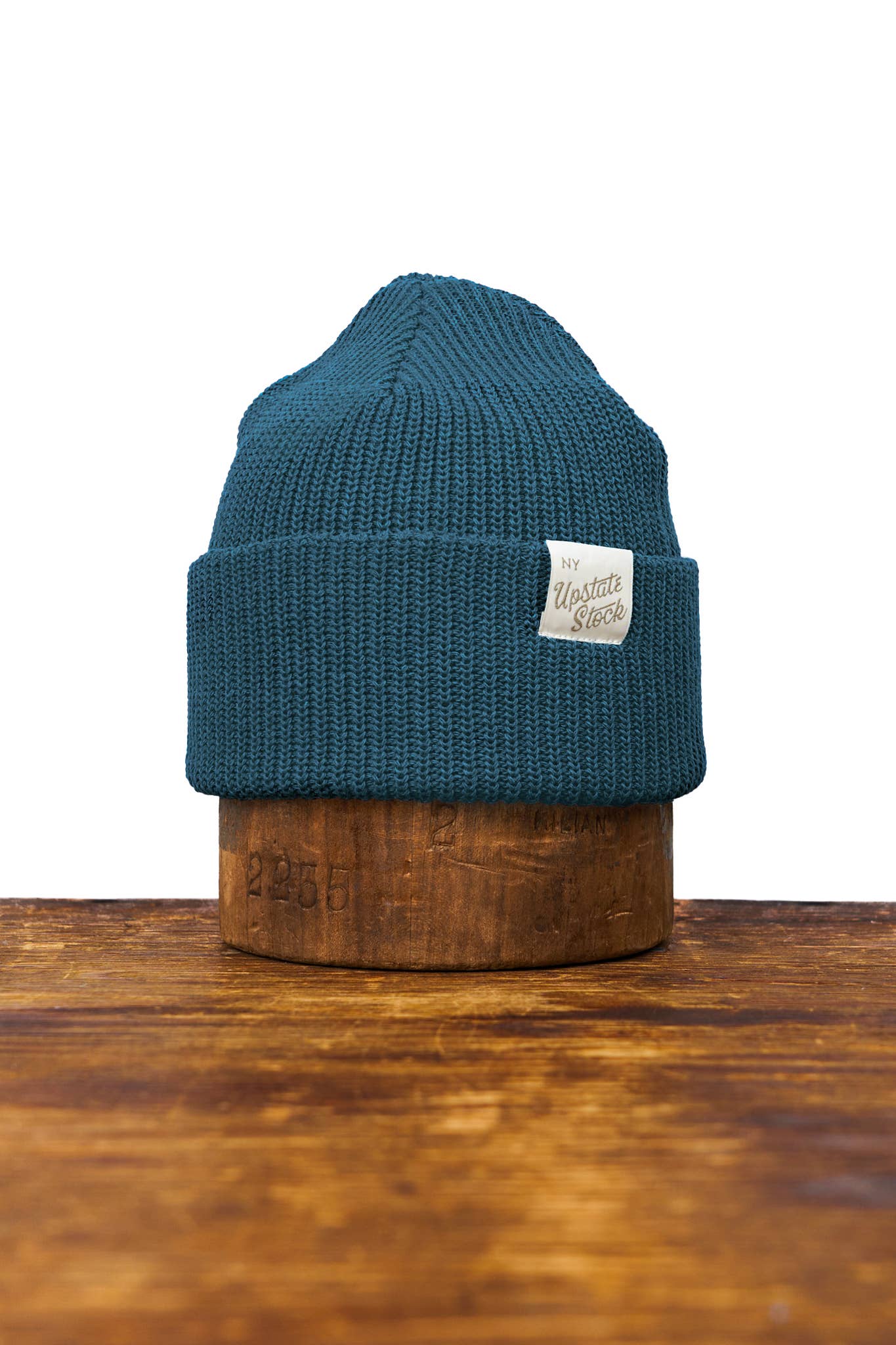 Aqua Upcycled Cotton Watchcap