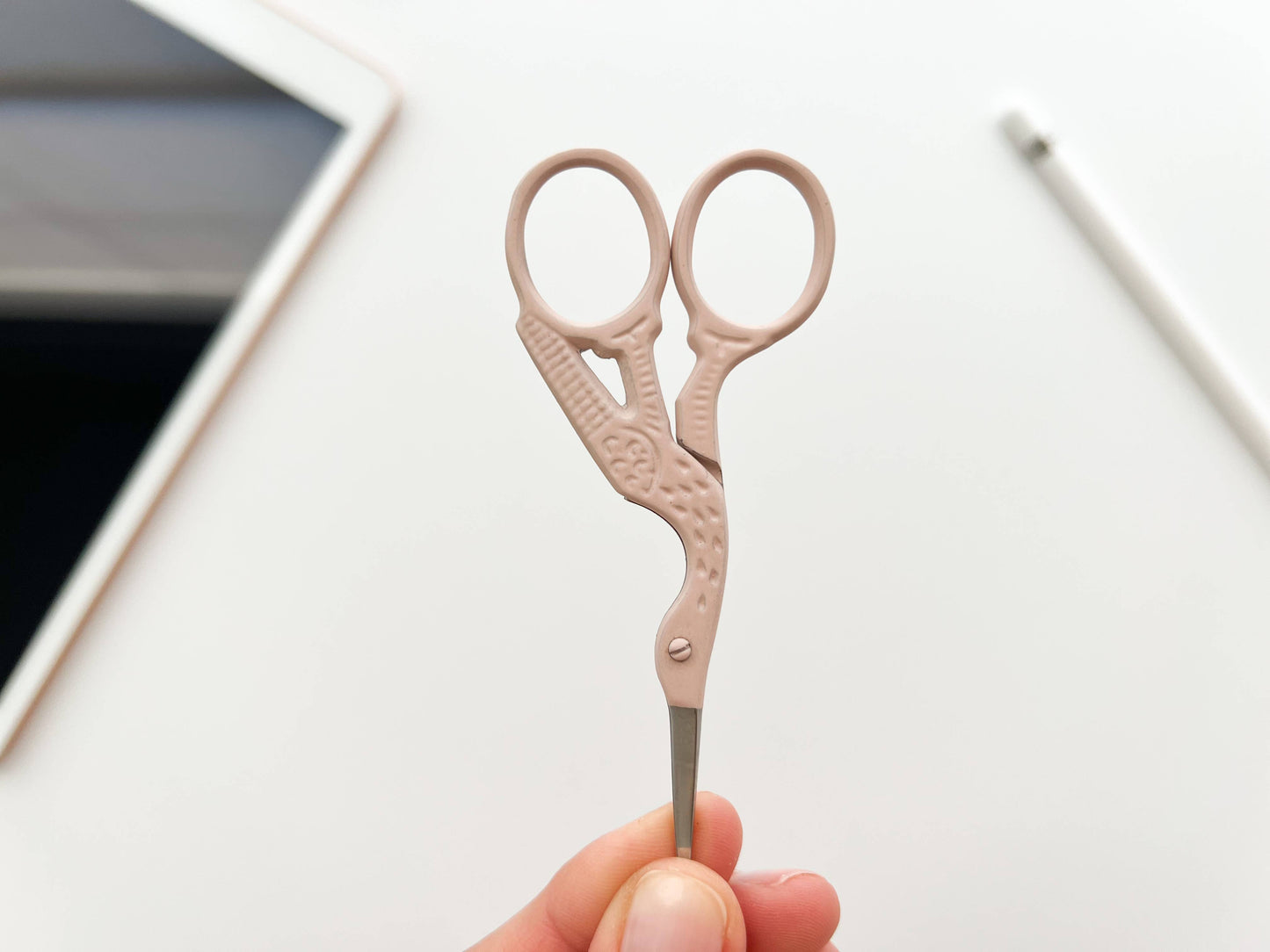 small sewing + embroidery scissors (bird)