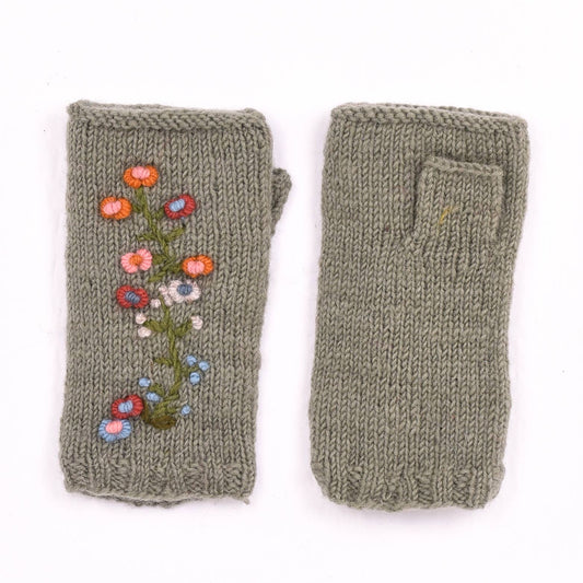 Mathilde :: women's wool knit handwarmers