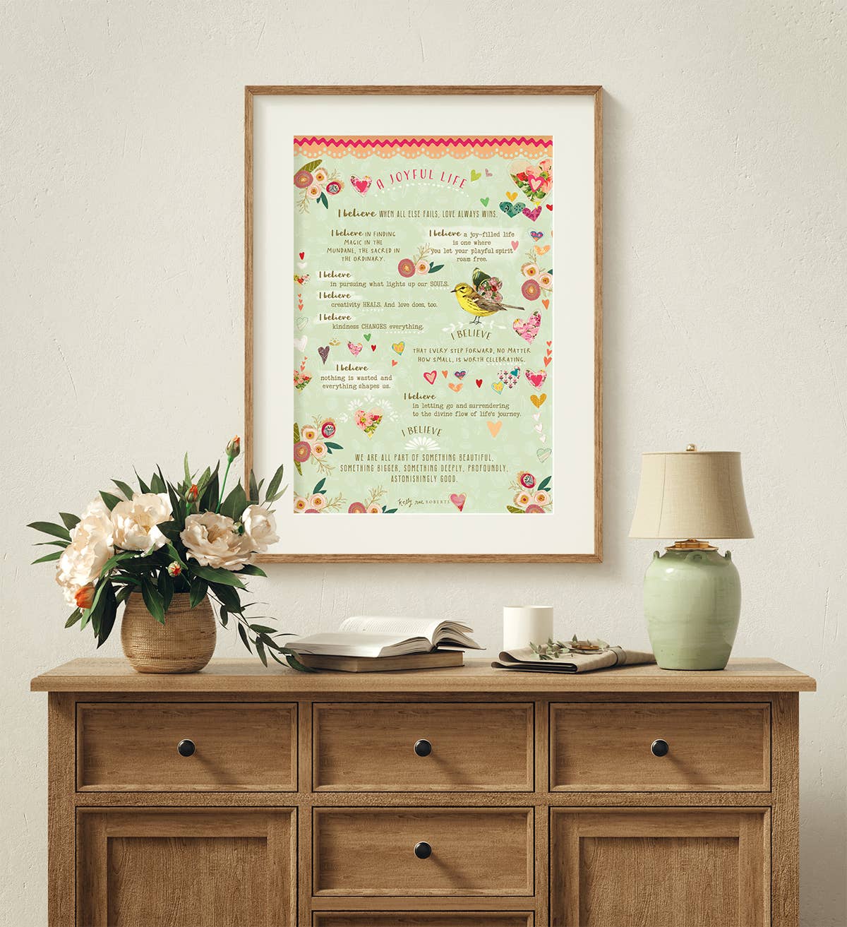 It's A Joy Full Life Manifesto - Print