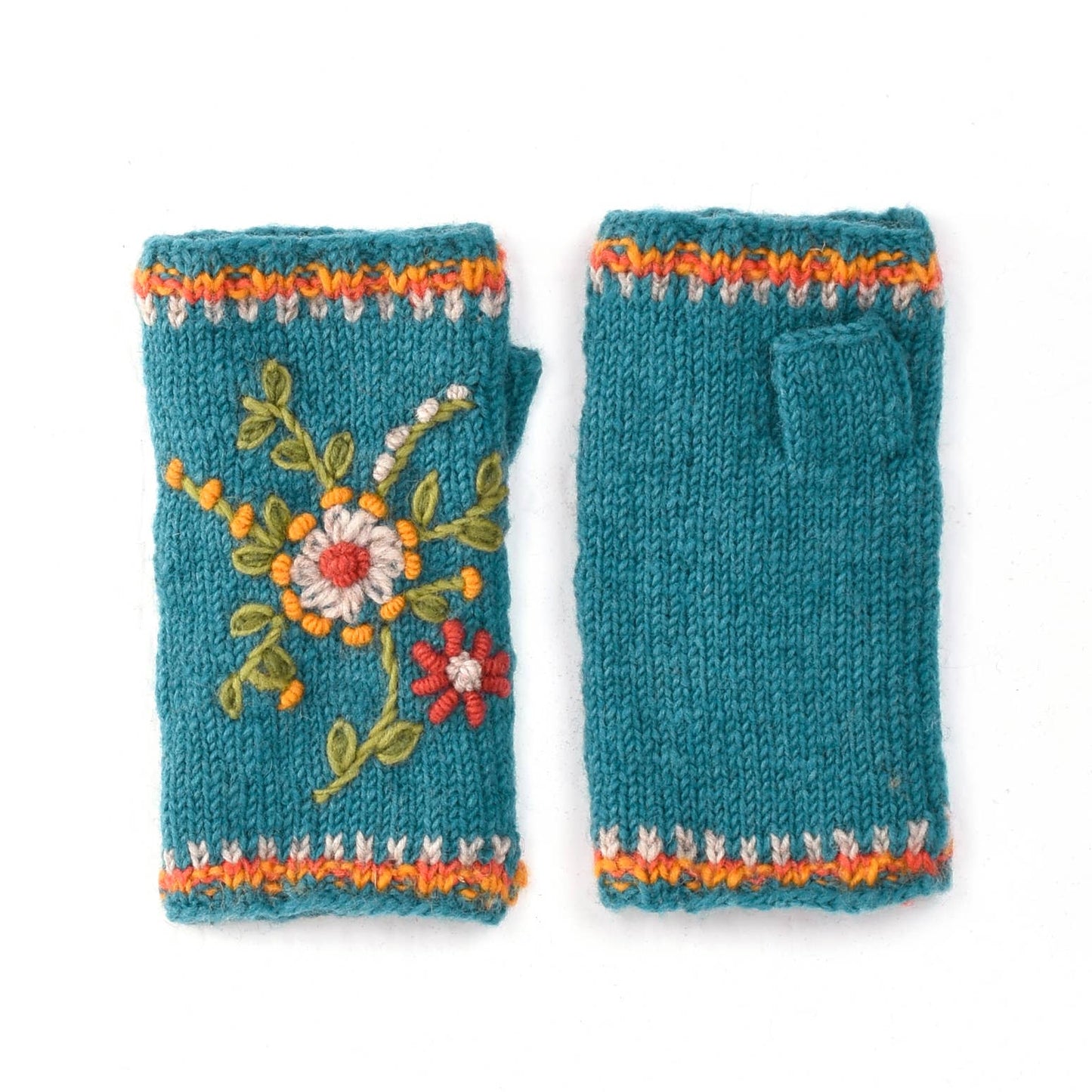 Olivia :: women's wool knit handwarmers