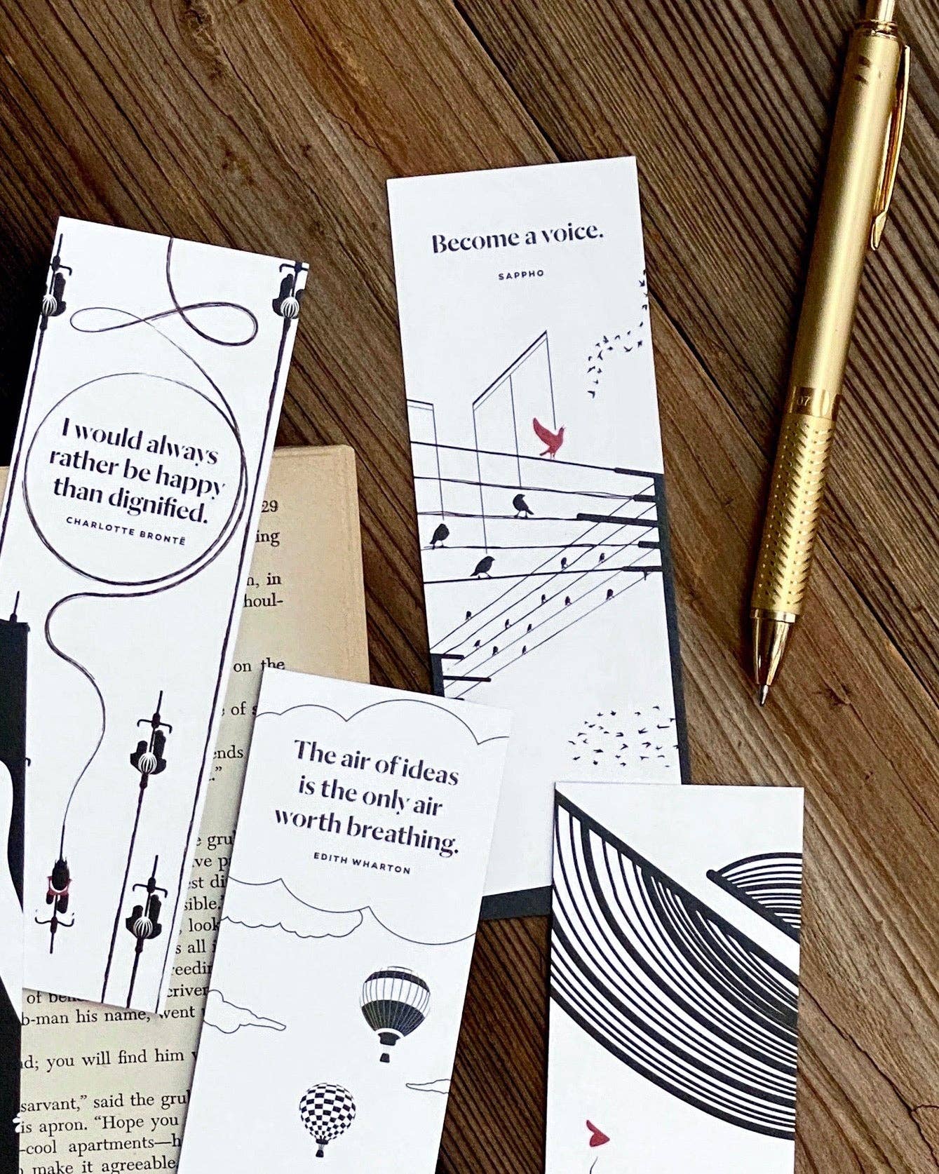 Women Writers Bookmark Set