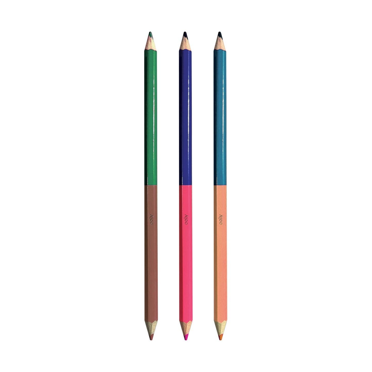 2 of a Kind Double-Ended Colored Pencils