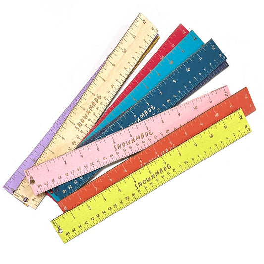 Colorful Laser-Engraved Ruler