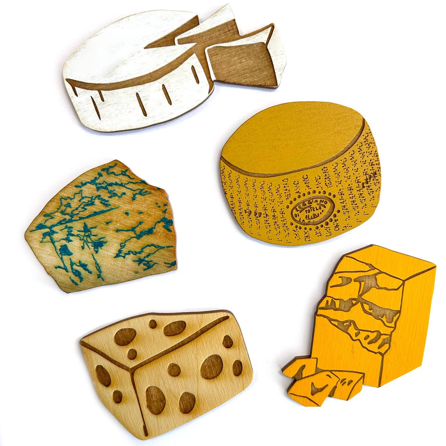 I'd Rather be Eating Cheese Magnet Set