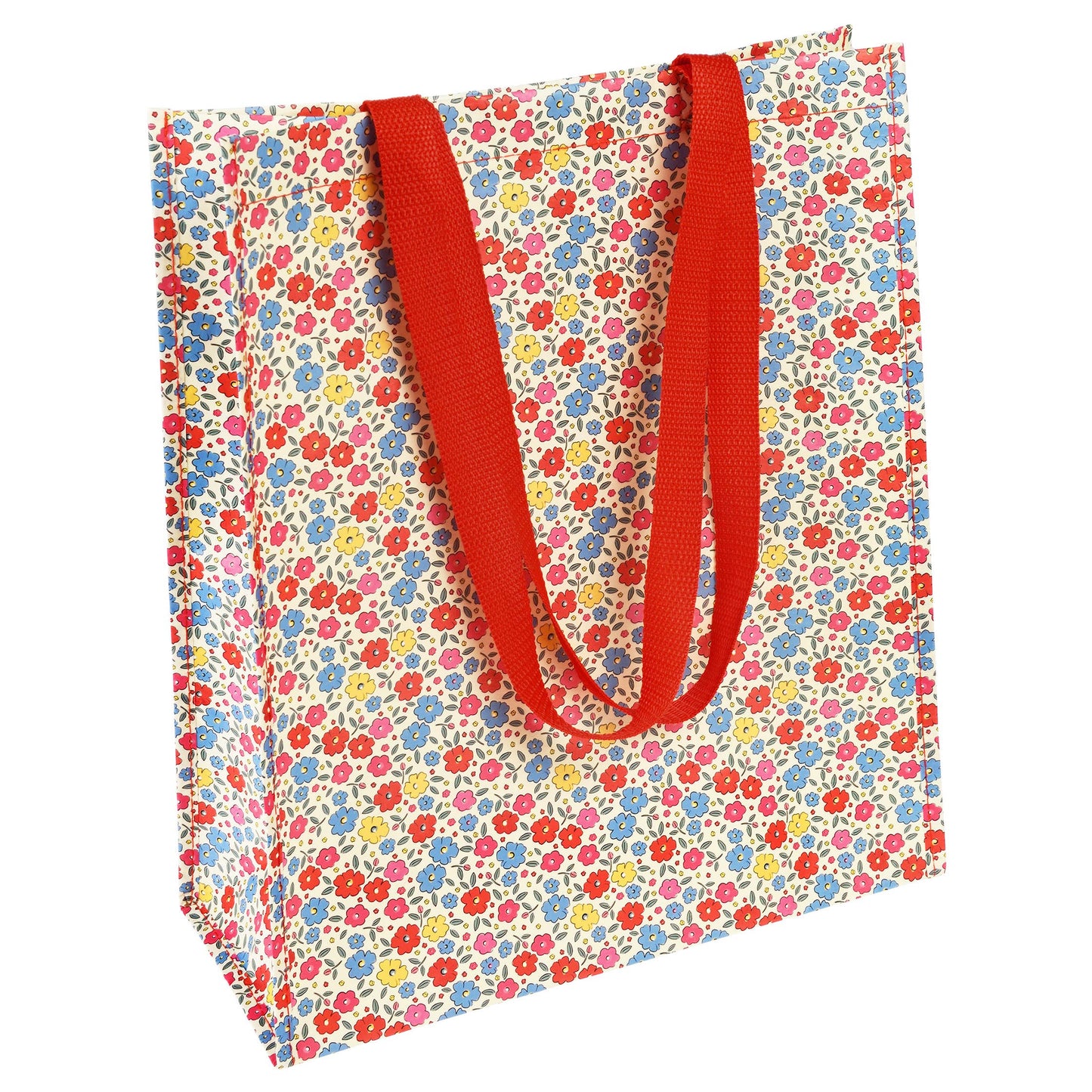 Recycled shopping bag - Tilde floral print