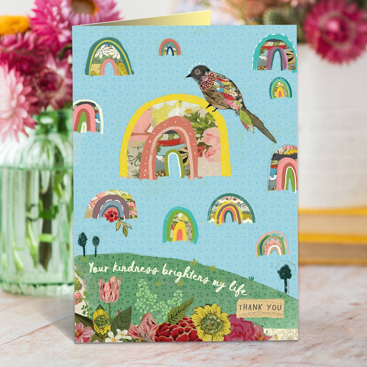 Your Kindness Brightens My Life thank you card