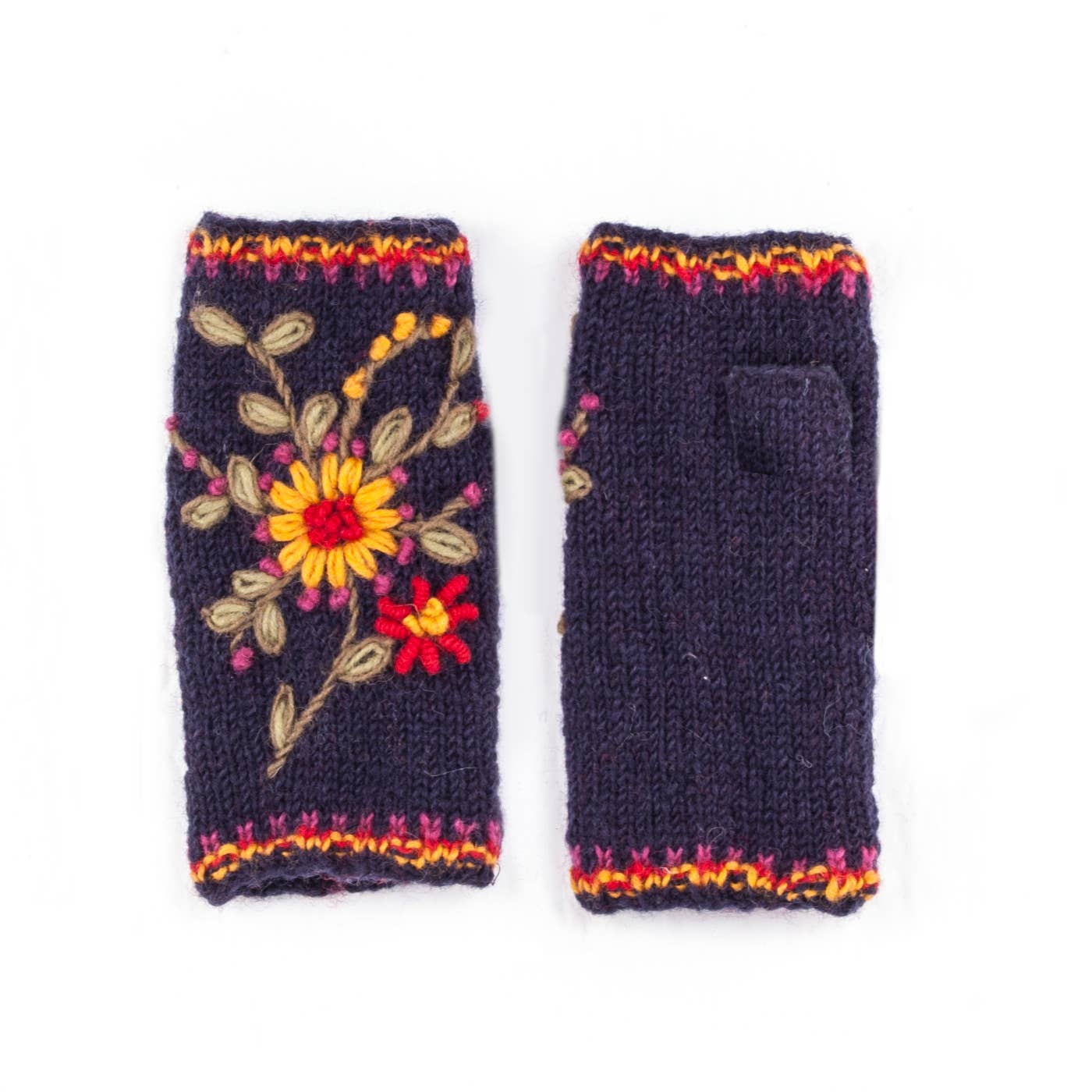 Olivia :: women's wool knit handwarmers