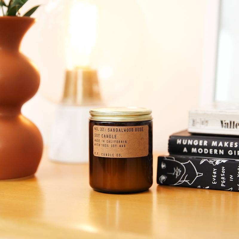 Sandalwood Rose Soy Candle