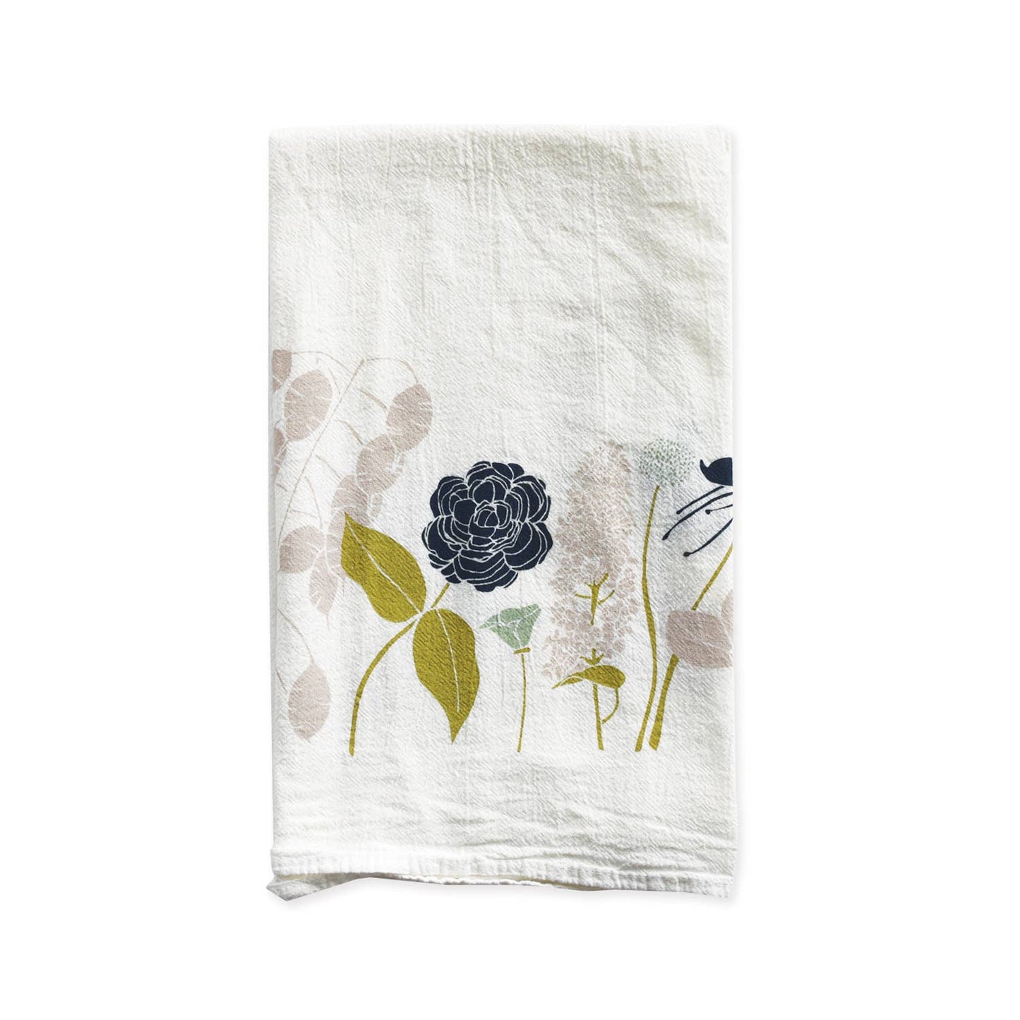 Peace Tea Towel (Language of Flowers)