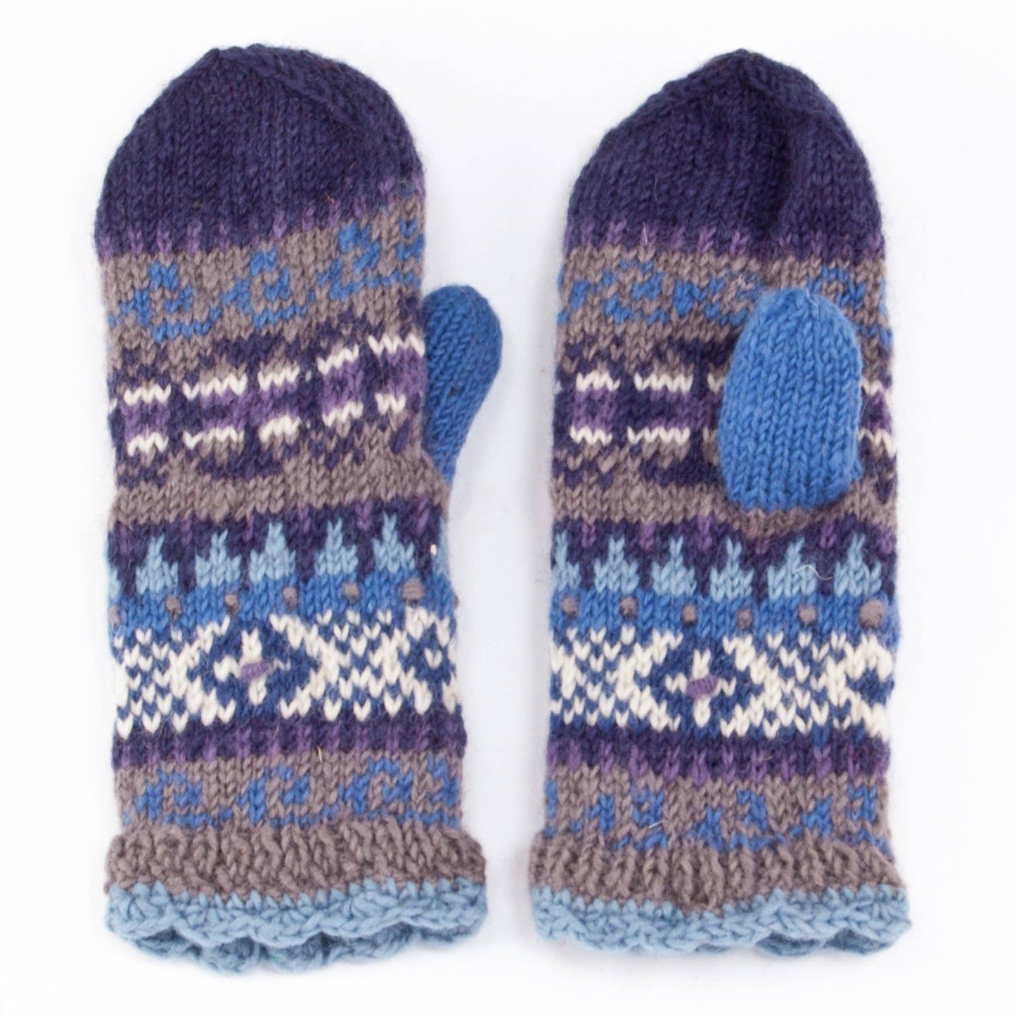 Innsbruck - women's wool knit mittens