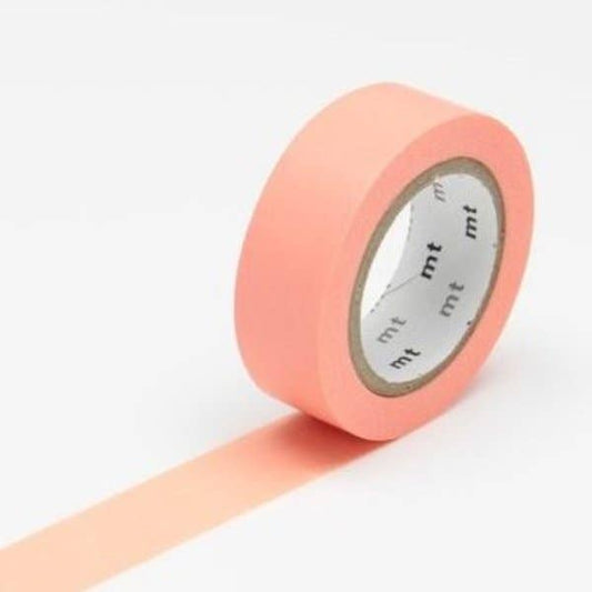 Salmon Pink Solid Washi Tape