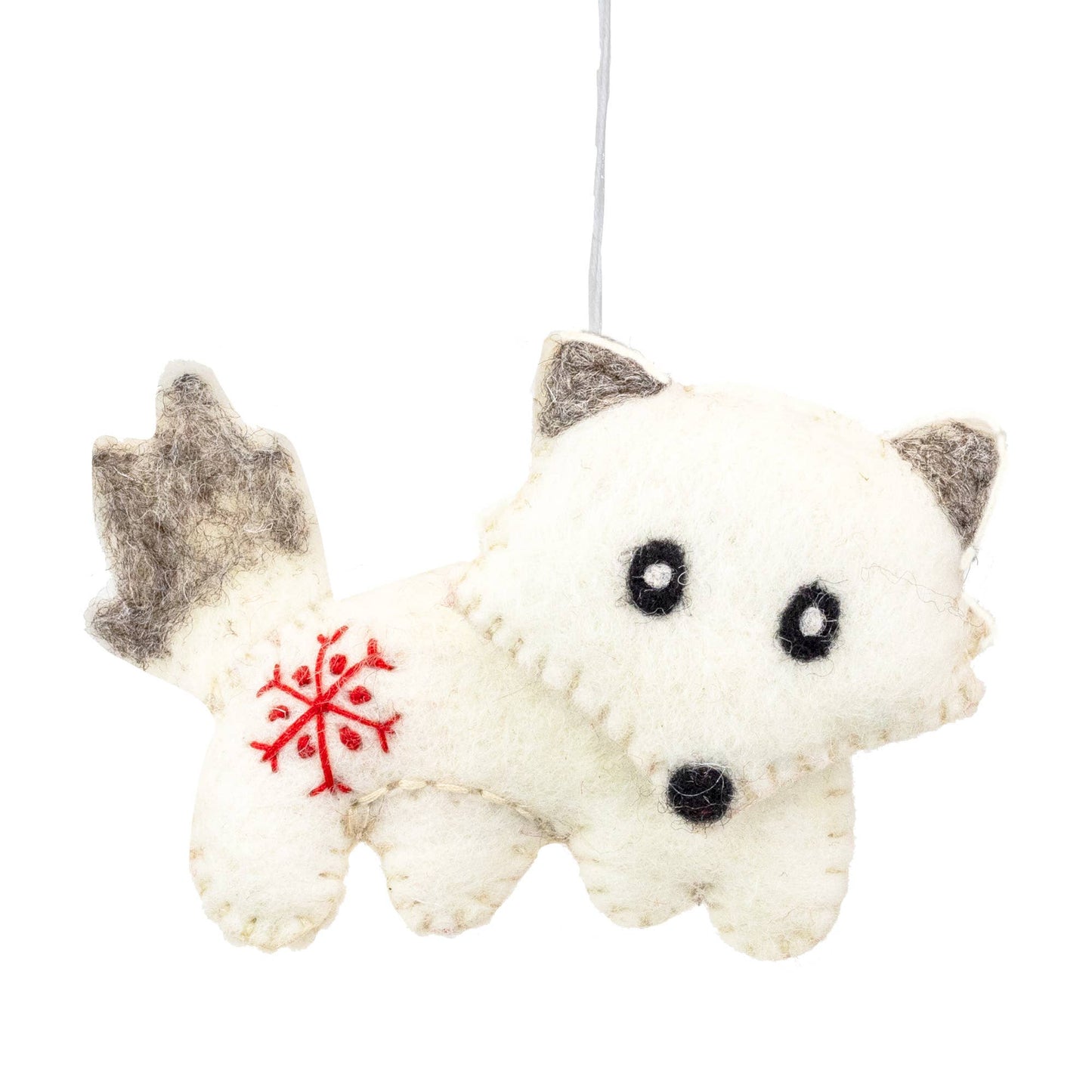 Snowflake Fox Ornament