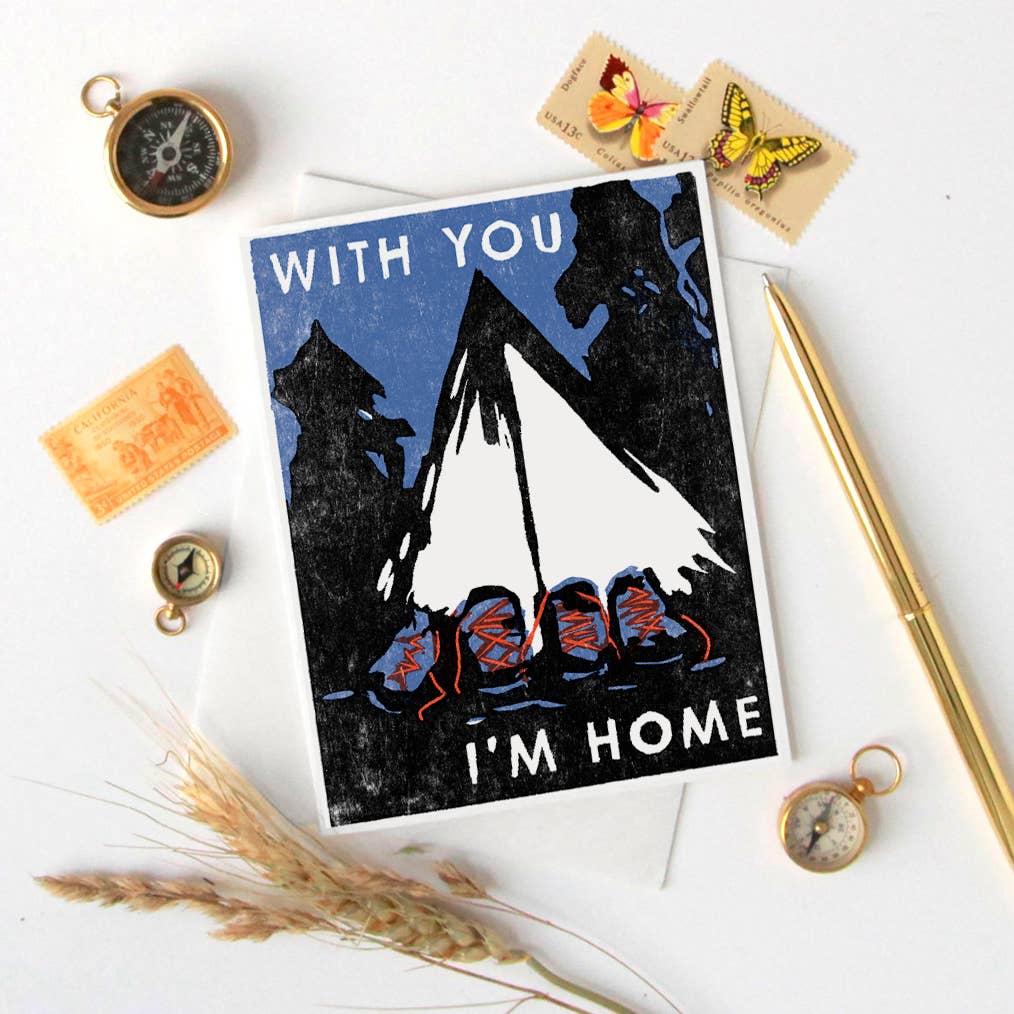 With You I'm Home Card