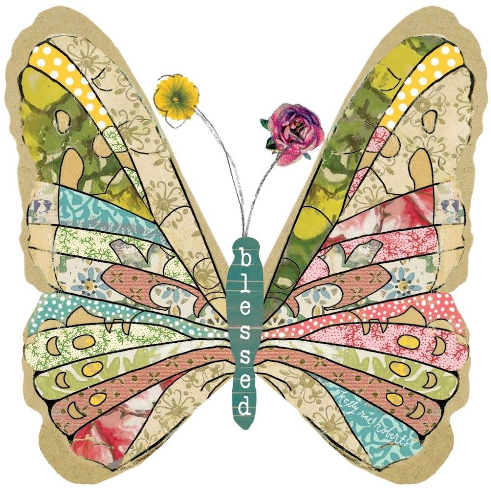 Blessed Butterfly Sticker by artist Kelly Rae Roberts