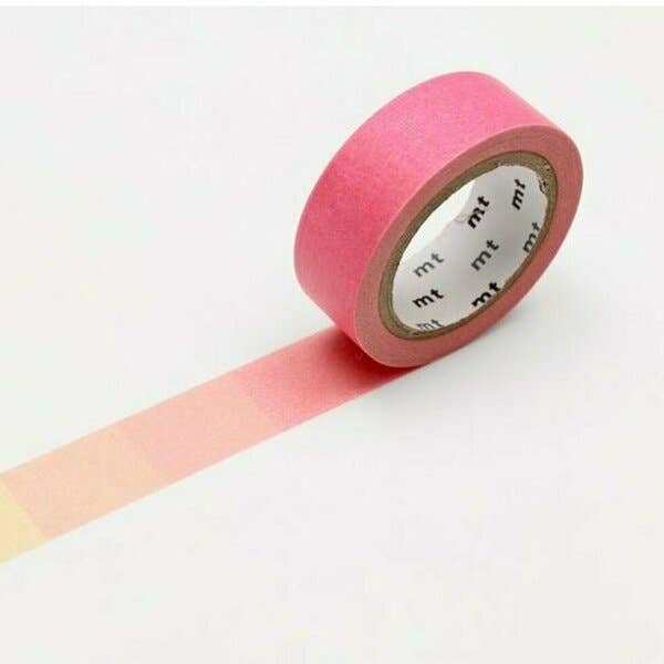 Fluo Gradation Pink/Green Washi Tape