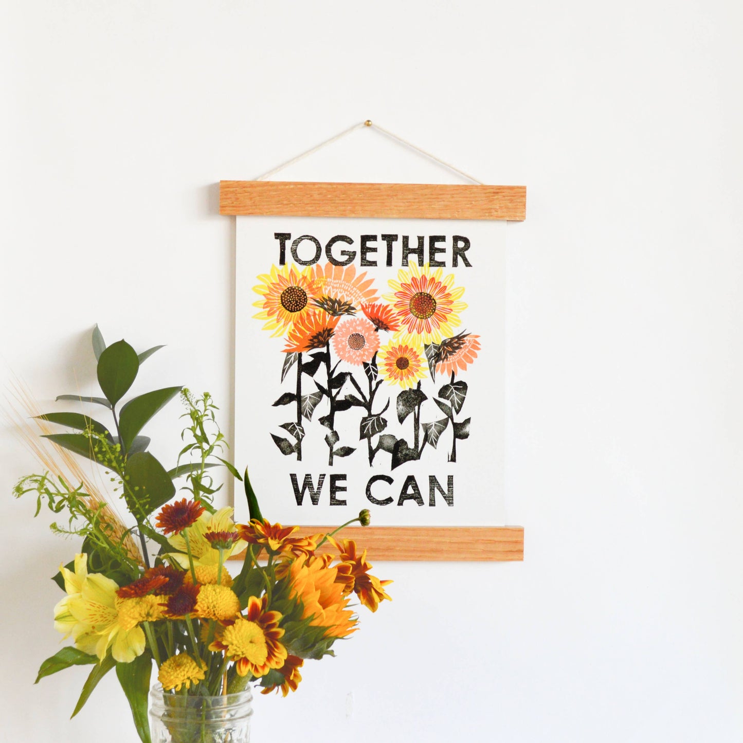 Together We Can Art Print