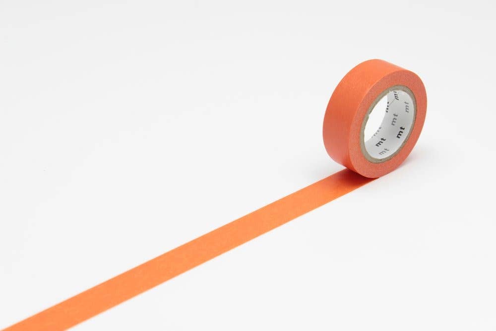 Solid Ninjin (Carrot) Orange Washi Tape