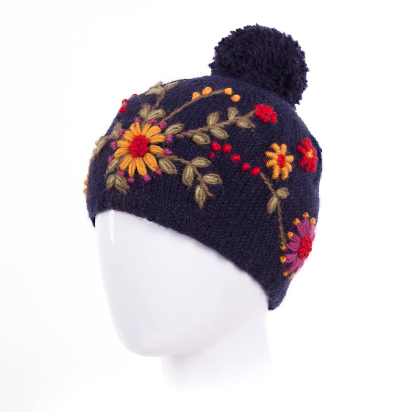 Olivia - women's wool knit beanie