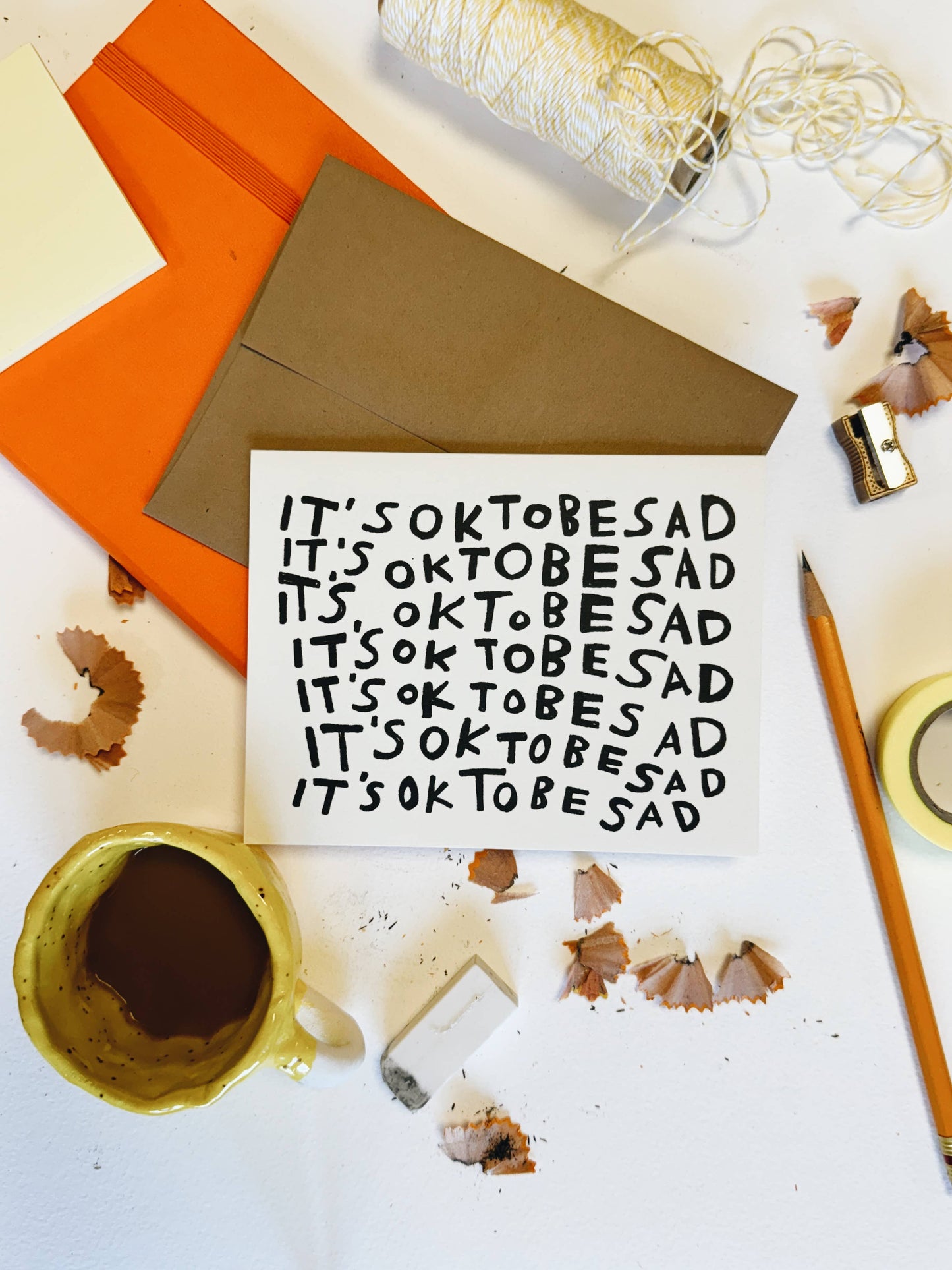 OK TO BE SAD Greeting Card